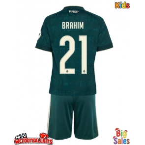Real Madrid Brahim Diaz #21 Replica Away Stadium Kit for Kids 2026-27 Short Sleeve (+ pants)